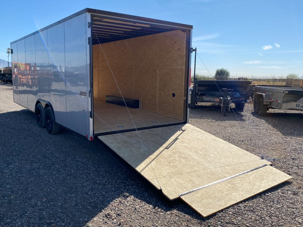 8.5 x 24 Journey SE Flat Top Sloped V Nose Car Hauler (2) 5200 lbs Axles - Enclosed - Stryker Dealership Group