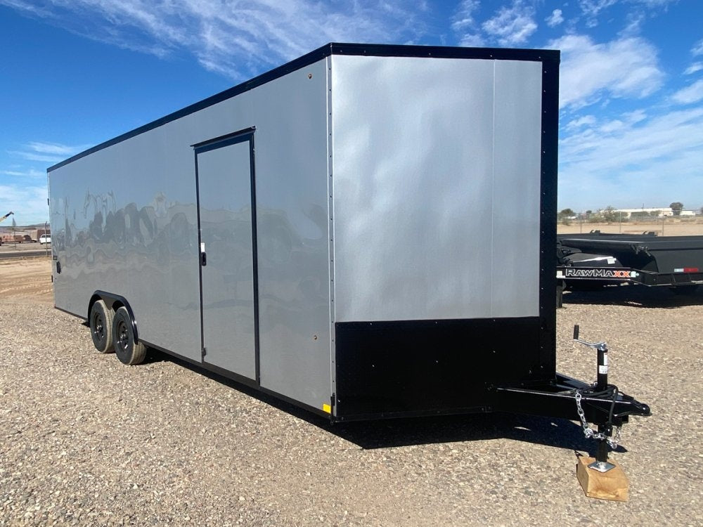 8.5 x 24 Journey SE Flat Top Sloped V Nose Car Hauler (2) 5200 lbs Axles - Enclosed - Stryker Dealership Group