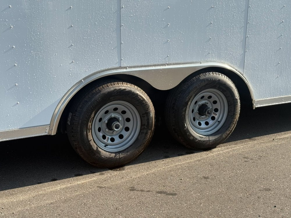 8.5 x 24 TA Enclosed - (2) 5200lb Drop Axles - .080 Polycore - Enclosed - Stryker Dealership Group