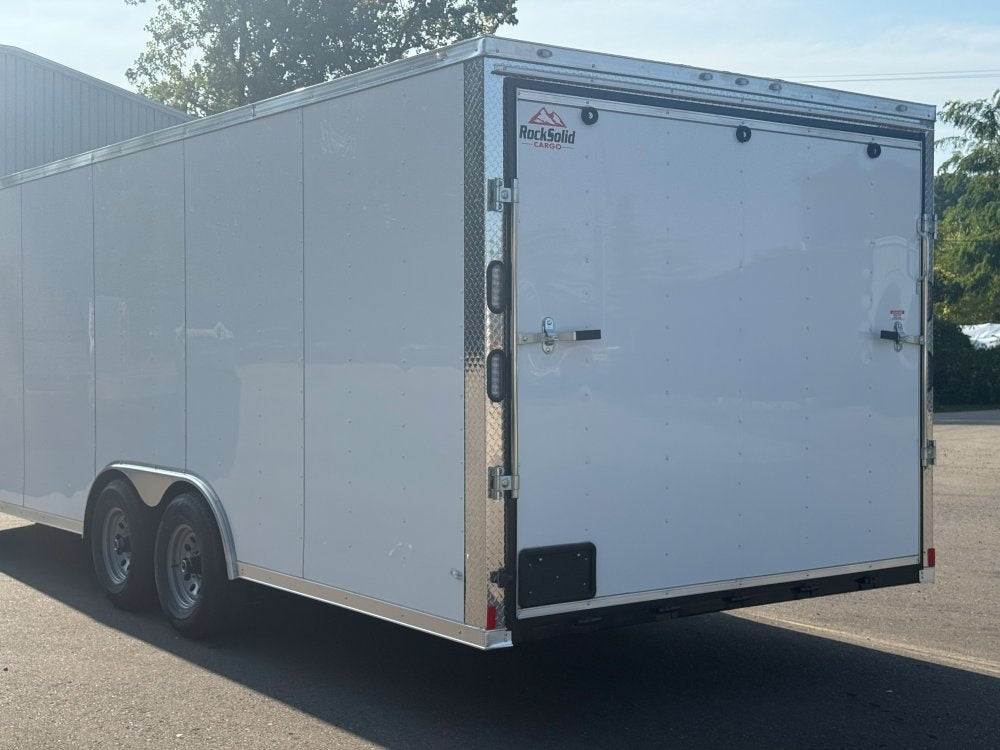 8.5 x 24 TA Enclosed - (2) 5200lb Drop Axles - .080 Polycore - Enclosed - Stryker Dealership Group