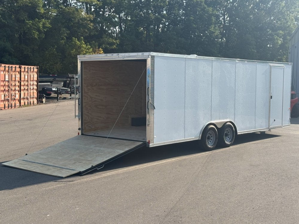 8.5 x 24 TA Enclosed - (2) 5200lb Drop Axles - .080 Polycore - Enclosed - Stryker Dealership Group