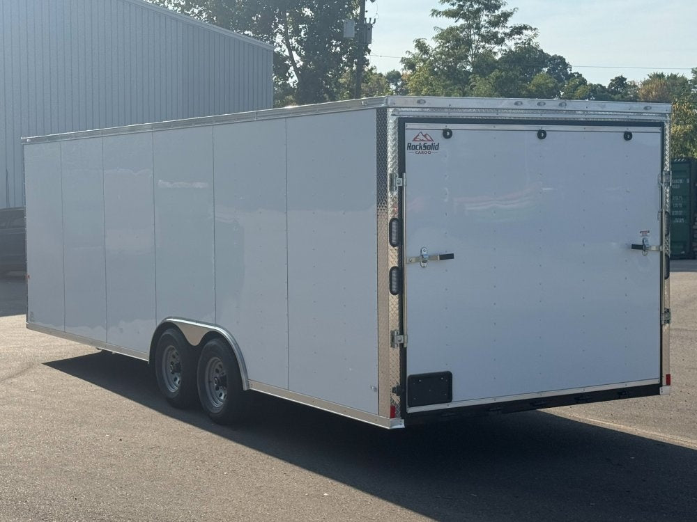 8.5 x 24 TA Enclosed - (2) 5200lb Drop Axles - .080 Polycore - Enclosed - Stryker Dealership Group