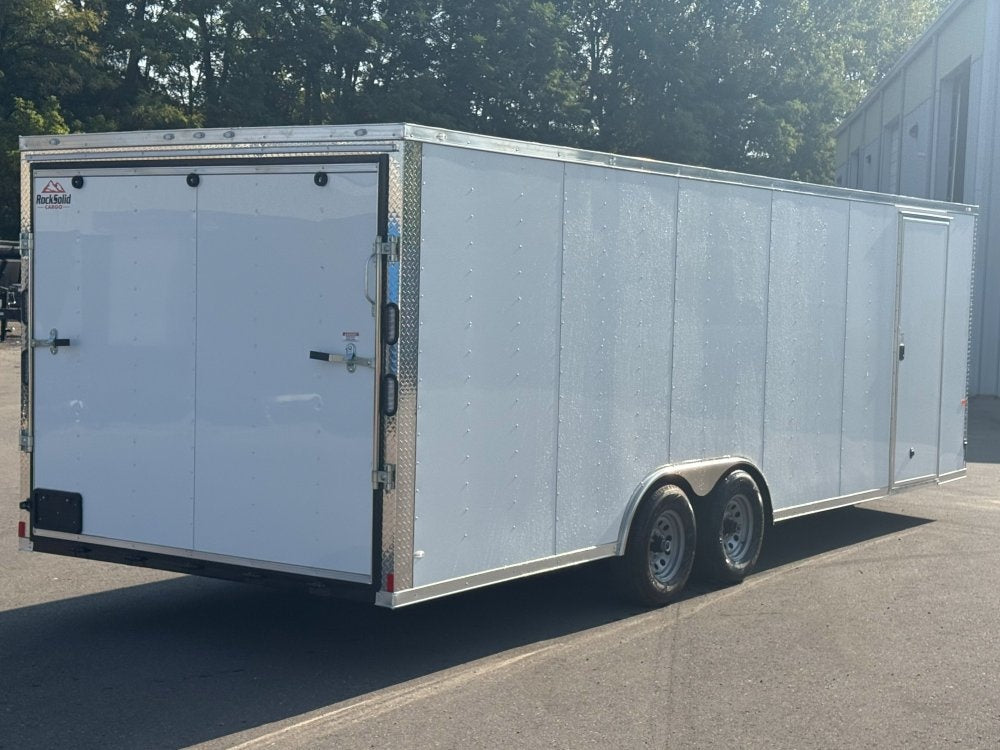 8.5 x 24 TA Enclosed - (2) 5200lb Drop Axles - .080 Polycore - Enclosed - Stryker Dealership Group