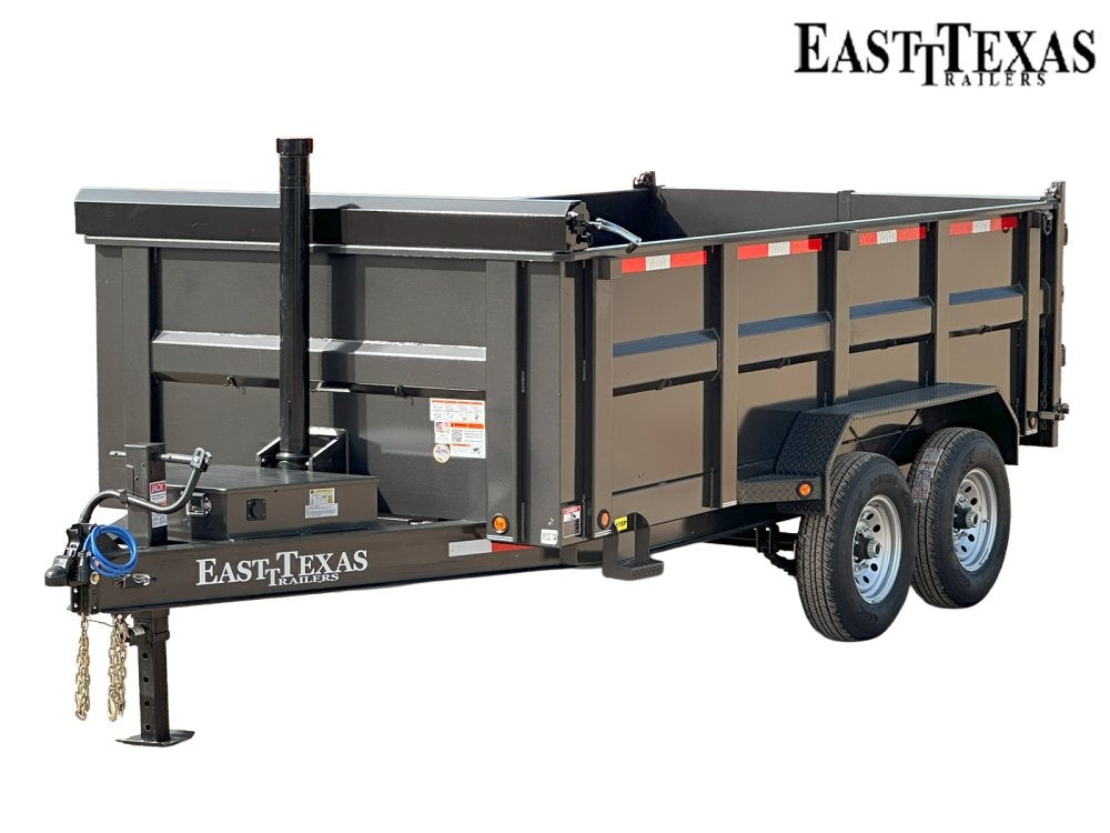 83"x14' Bumper Pull Dump Trailer 36" Sides - 14k GVWR - Telescopic - DT2 Contractor/Dump Trailers - Stryker Dealership Group