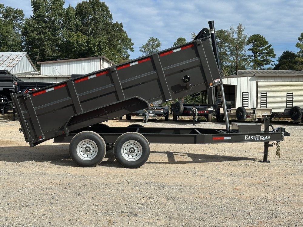 83"x14' Bumper Pull Dump Trailer 36" Sides - 14k GVWR - Telescopic - DT2 Contractor/Dump Trailers - Stryker Dealership Group