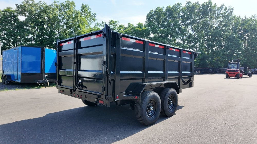 83"x14' Bumper Pull Dump Trailer 48" Sides - 14k GVWR - Bumper Pull Dump/Dump Trailers - Stryker Dealership Group