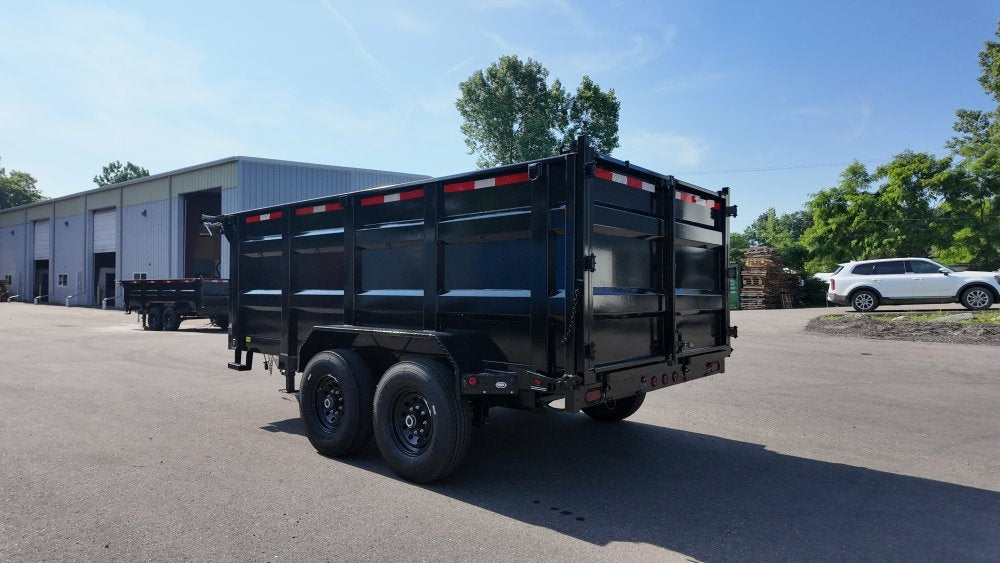 83"x14' Bumper Pull Dump Trailer 48" Sides - 14k GVWR - Dump Trailers/Dump Trailers - Stryker Dealership Group