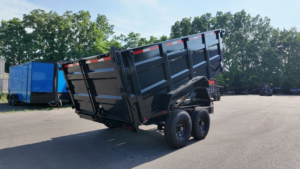 83"x14' Bumper Pull Dump Trailer 48" Sides - 14k GVWR - Dump Trailers/Dump Trailers - Stryker Dealership Group