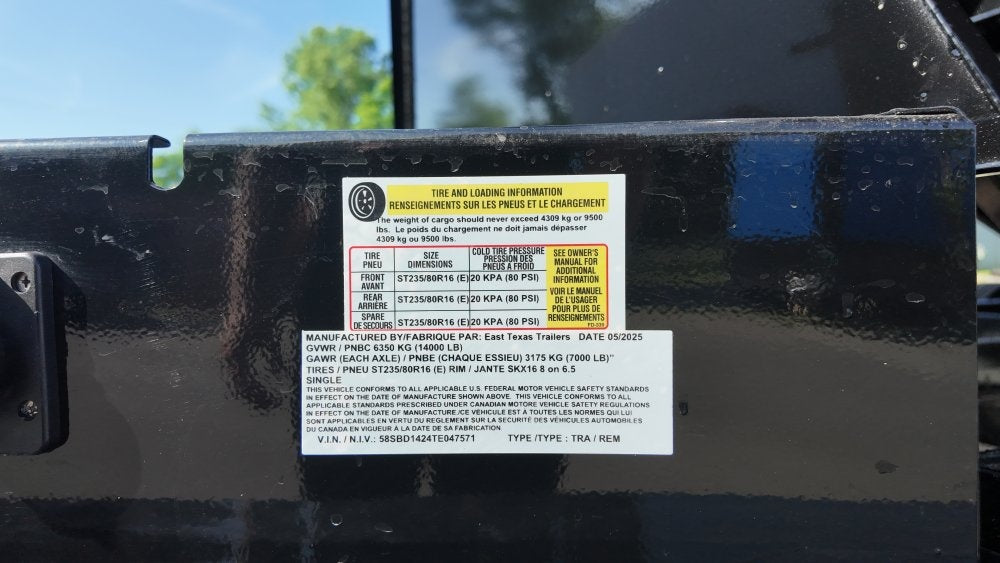 83"x14' Bumper Pull Dump Trailer 48" Sides - 14k GVWR - Bumper Pull Dump/Dump Trailers - Stryker Dealership Group