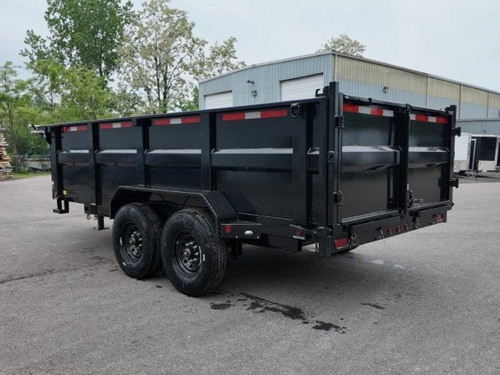 83"x16' Bumper Pull Dump Trailer 36" Sides - 14k GVWR - Dump Trailers/Dump Trailers - Stryker Dealership Group