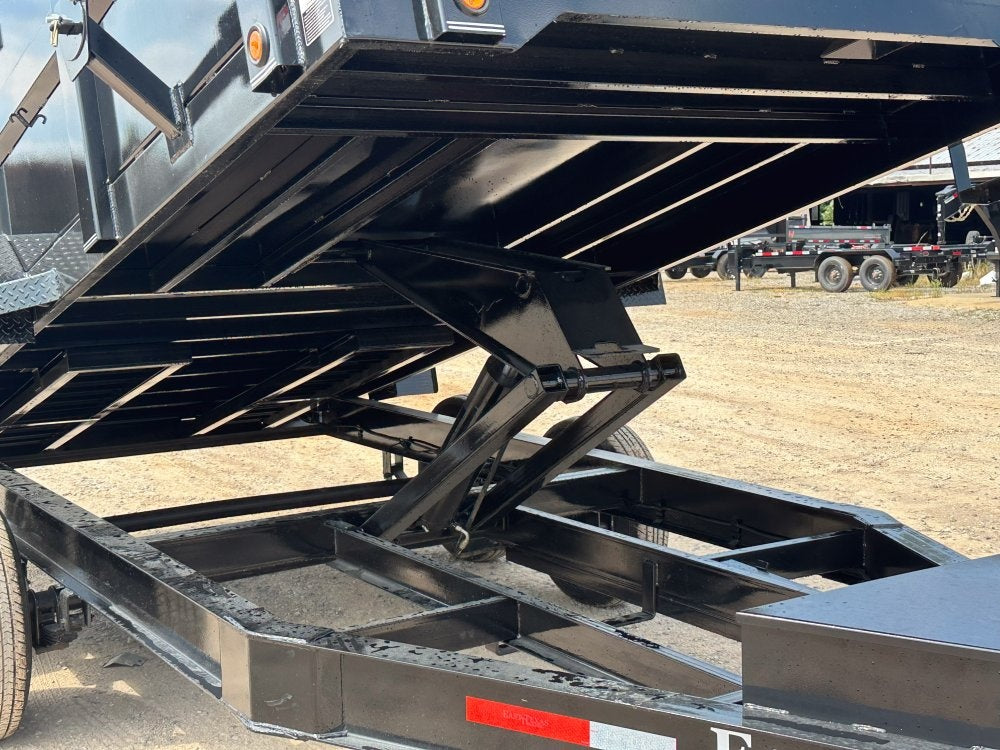 83"x16' Bumper Pull Dump Trailer 36" Sides - 14k GVWR - DT2 Contractor/Dump Trailers - Stryker Dealership Group