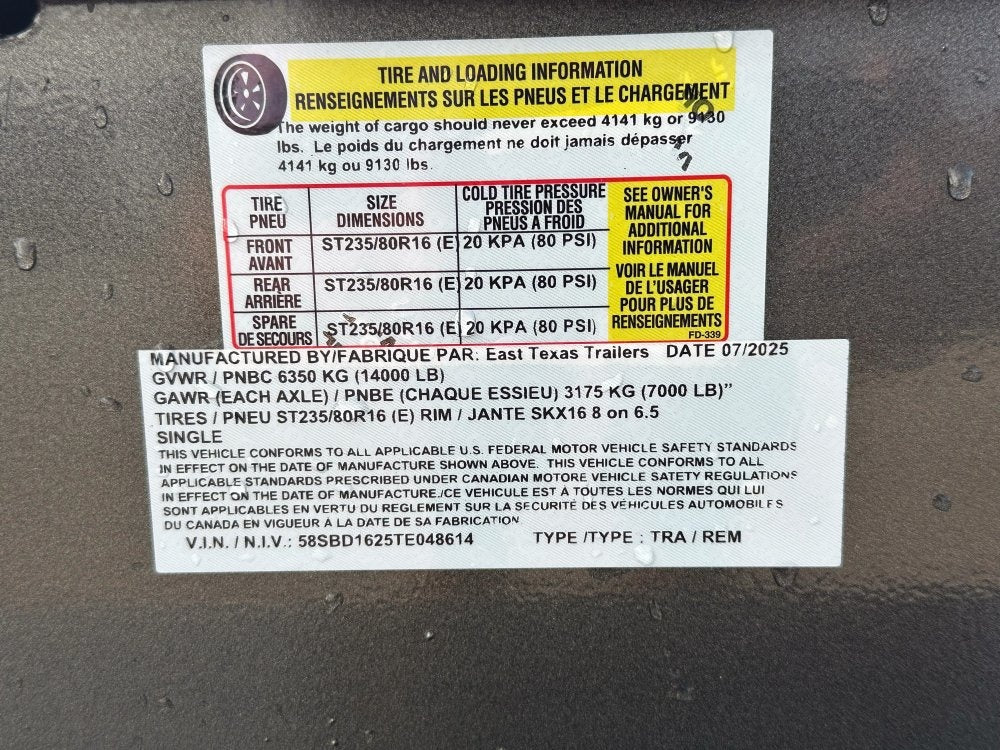 83"x16' Bumper Pull Dump Trailer 36" Sides - 14k GVWR - DT2 Contractor/Dump Trailers - Stryker Dealership Group