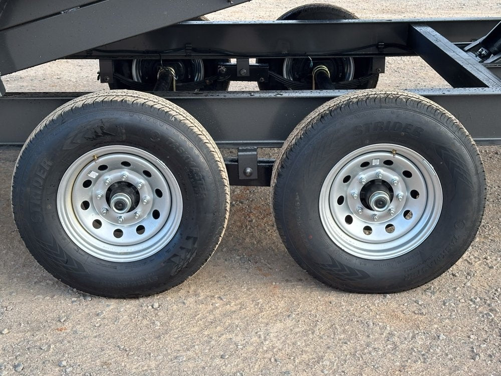 83"x16' Bumper Pull Dump Trailer 36" Sides - 14k GVWR - DT2 Contractor/Dump Trailers - Stryker Dealership Group