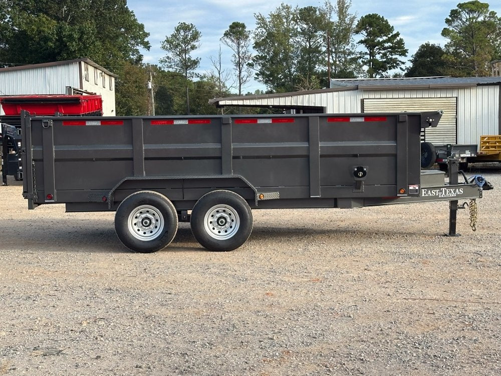 83"x16' Bumper Pull Dump Trailer 36" Sides - 14k GVWR - DT2 Contractor/Dump Trailers - Stryker Dealership Group