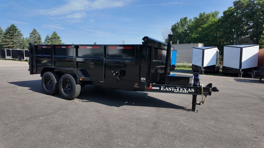 83"x16' Bumper Pull Dump Trailer 36" Sides - 16k GVWR - Telescopic Lift - DT2 Contractor/Dump Trailers - Stryker Dealership Group