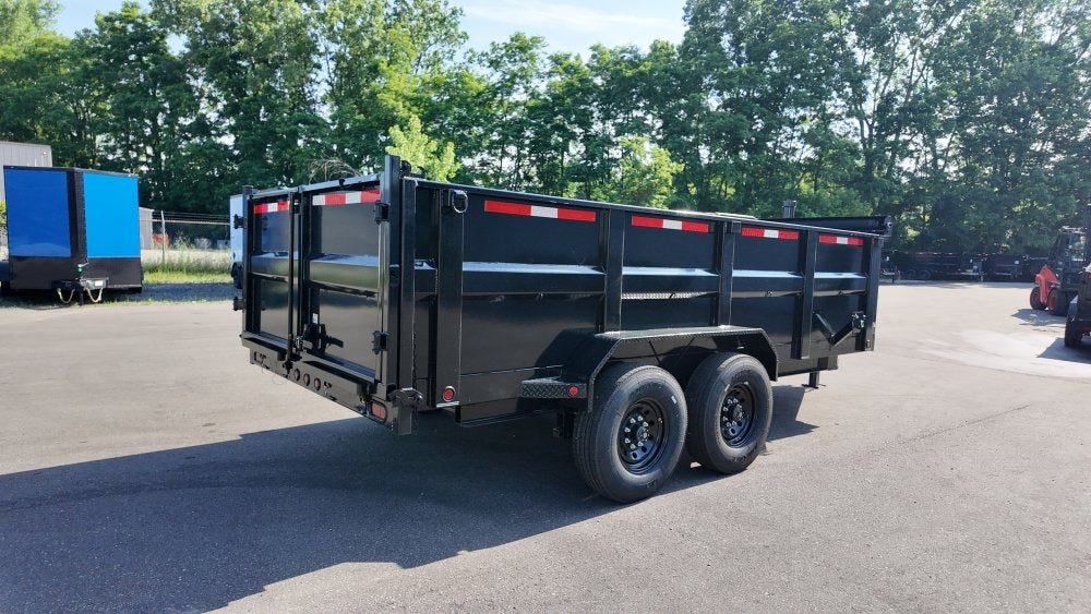 83"x16' Bumper Pull Dump Trailer 36" Sides - 16k GVWR - Telescopic Lift - Bumper Pull Dump/Dump Trailers - Stryker Dealership Group
