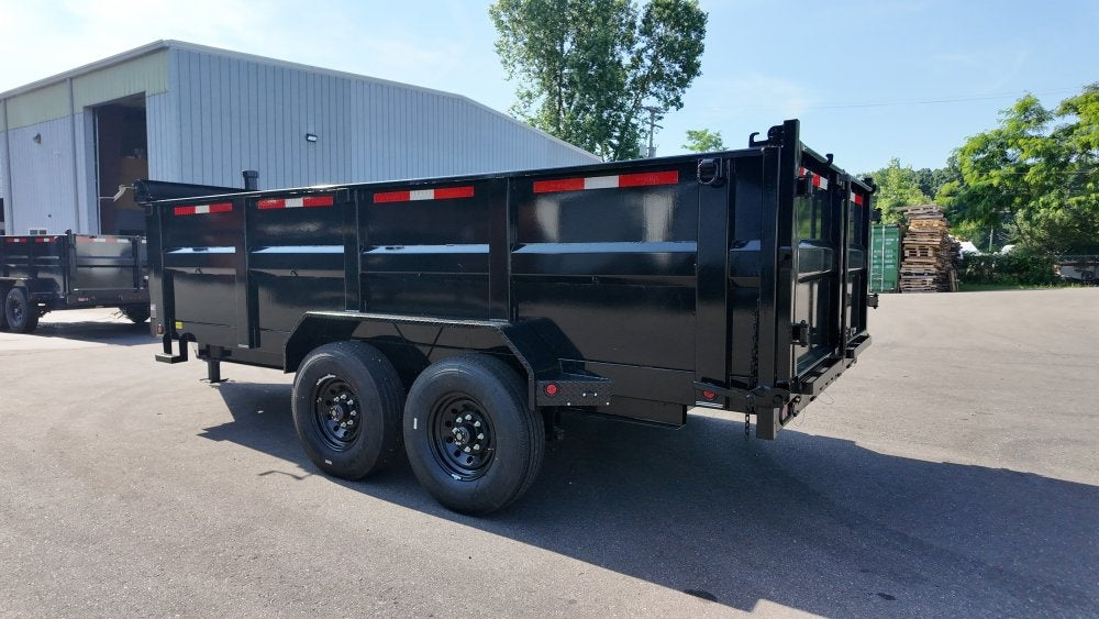 83"x16' Bumper Pull Dump Trailer 36" Sides - 16k GVWR - Telescopic Lift - DT2 Contractor/Dump Trailers - Stryker Dealership Group