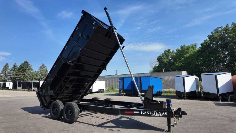 83"x16' Bumper Pull Dump Trailer 36" Sides - 16k GVWR - Telescopic Lift - Bumper Pull Dump/Dump Trailers - Stryker Dealership Group