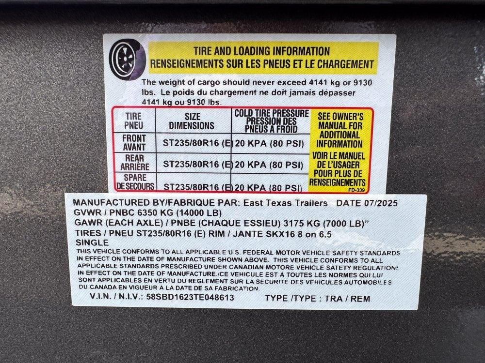 83"x16' Bumper Pull Dump Trailer 48" Sides - 14k GVWR - DT2 Contractor/Dump Trailers - Stryker Dealership Group