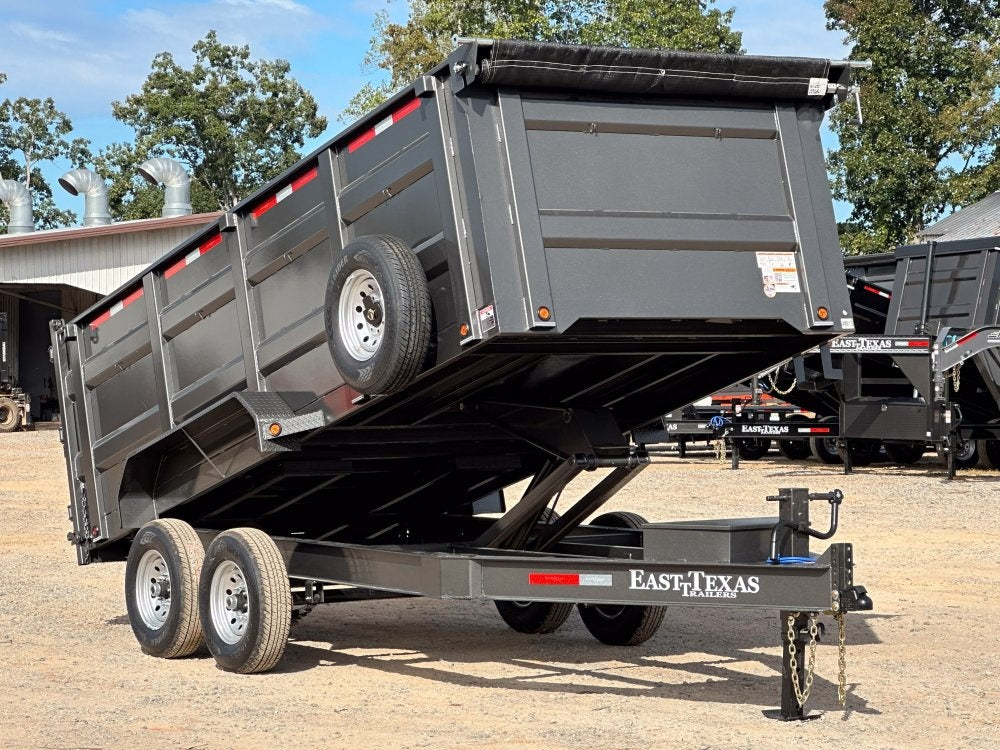 83"x16' Bumper Pull Dump Trailer 48" Sides - 14k GVWR - DT2 Contractor/Dump Trailers - Stryker Dealership Group