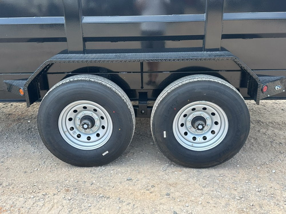 83"x16' Bumper Pull Dump Trailer 48" Sides - 14k GVWR - Telescopic Lift - Dump Trailers/Dump Trailers - Stryker Dealership Group