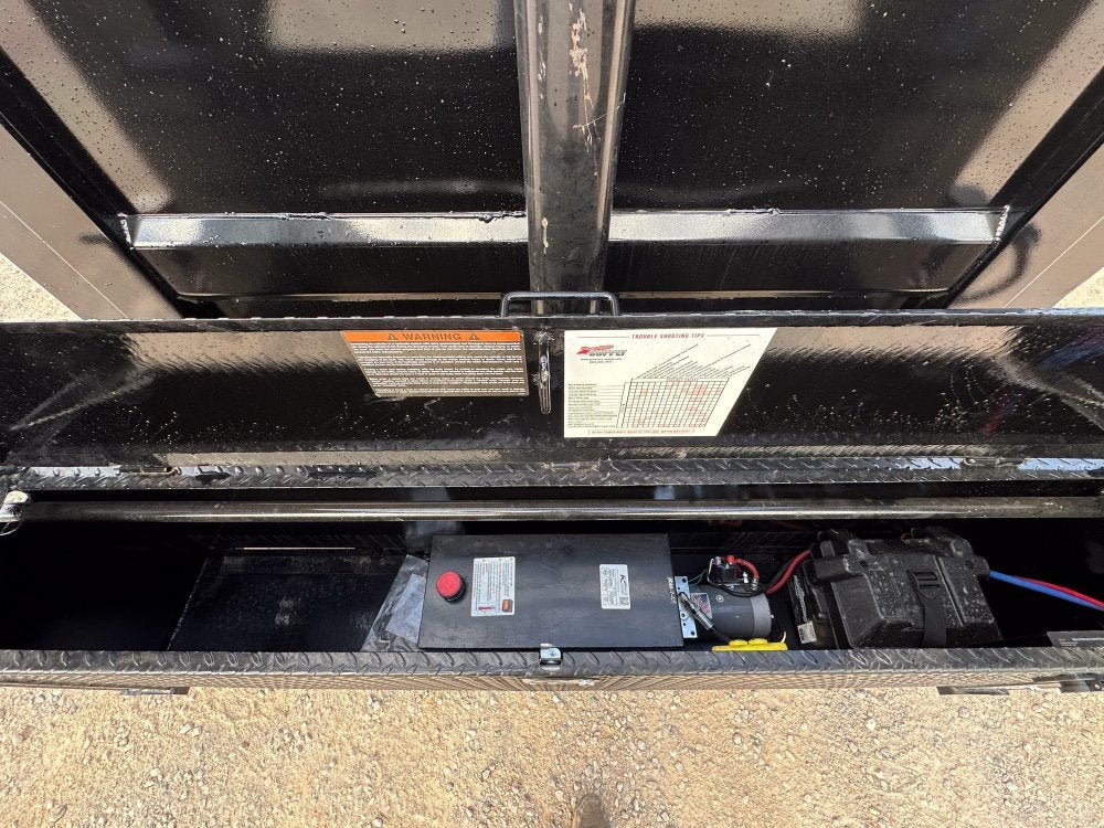 83"x16' Bumper Pull Dump Trailer 48" Sides - 14k GVWR - Telescopic Lift - DT2 Contractor/Dump Trailers - Stryker Dealership Group