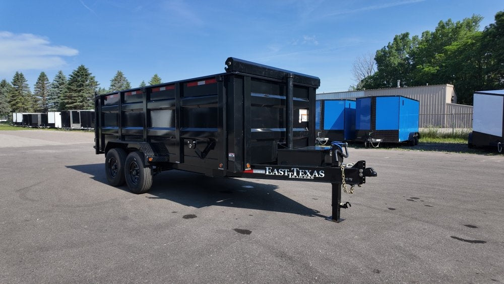 83"x16' Bumper Pull Dump Trailer 48" Sides - 16k GVWR - Telescopic Lift - Dump Trailers/Dump Trailers - Stryker Dealership Group