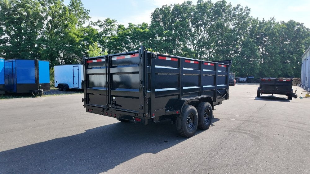 83"x16' Bumper Pull Dump Trailer 48" Sides - 16k GVWR - Telescopic Lift - Dump Trailers/Dump Trailers - Stryker Dealership Group