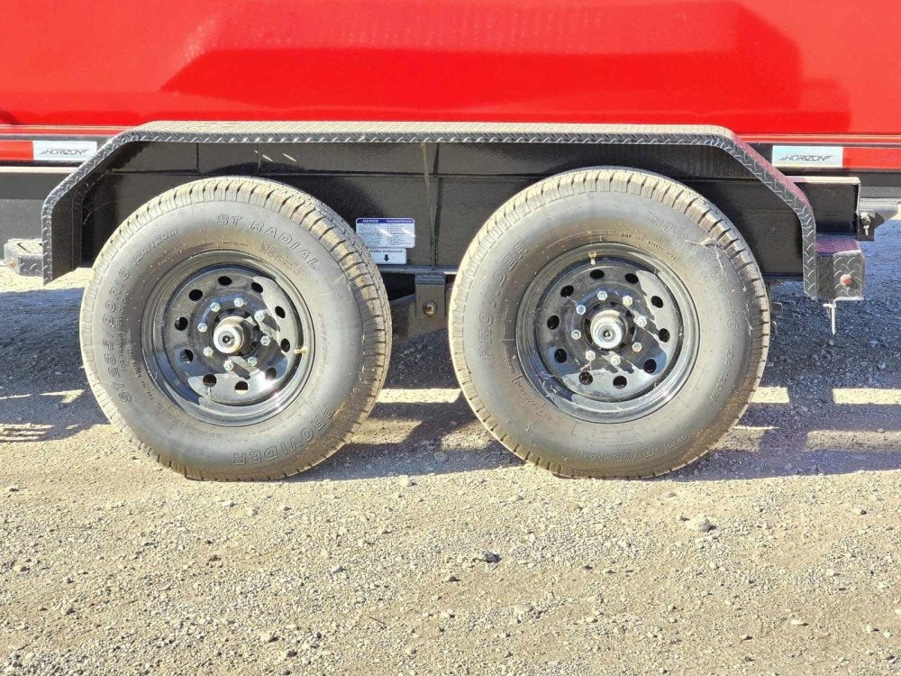 Horizon 16' RDZ GN Roll off Bundle (2) 8k Axles + 3 Bins w/ 4' Walls 9523-B