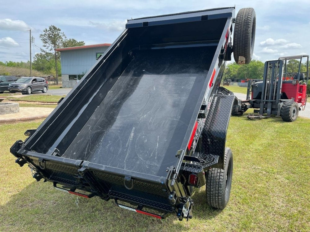 8' HZ5 Dump Trailer Single 3.5K Axle 18" Side Walls - Dump Trailers - Stryker Dealership Group