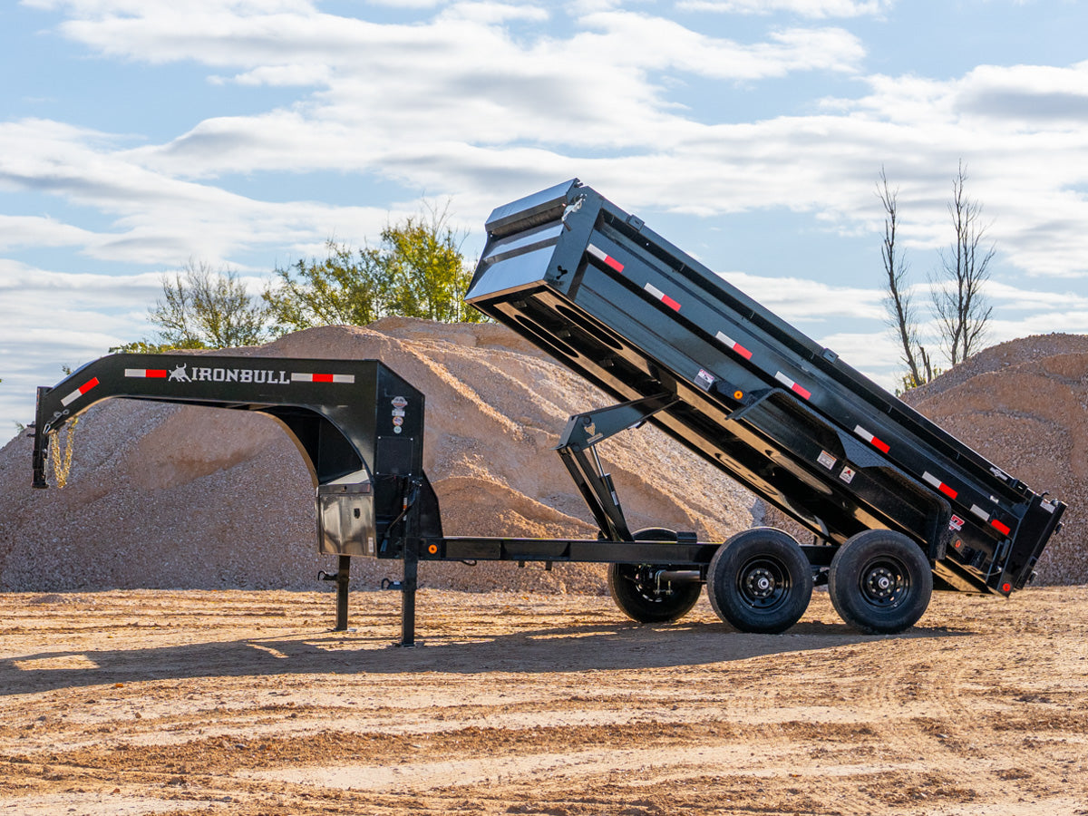 IronBull DTG Gooseneck Dump Trailer