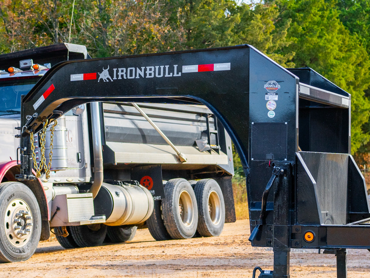 IronBull DTG Gooseneck Dump Trailer