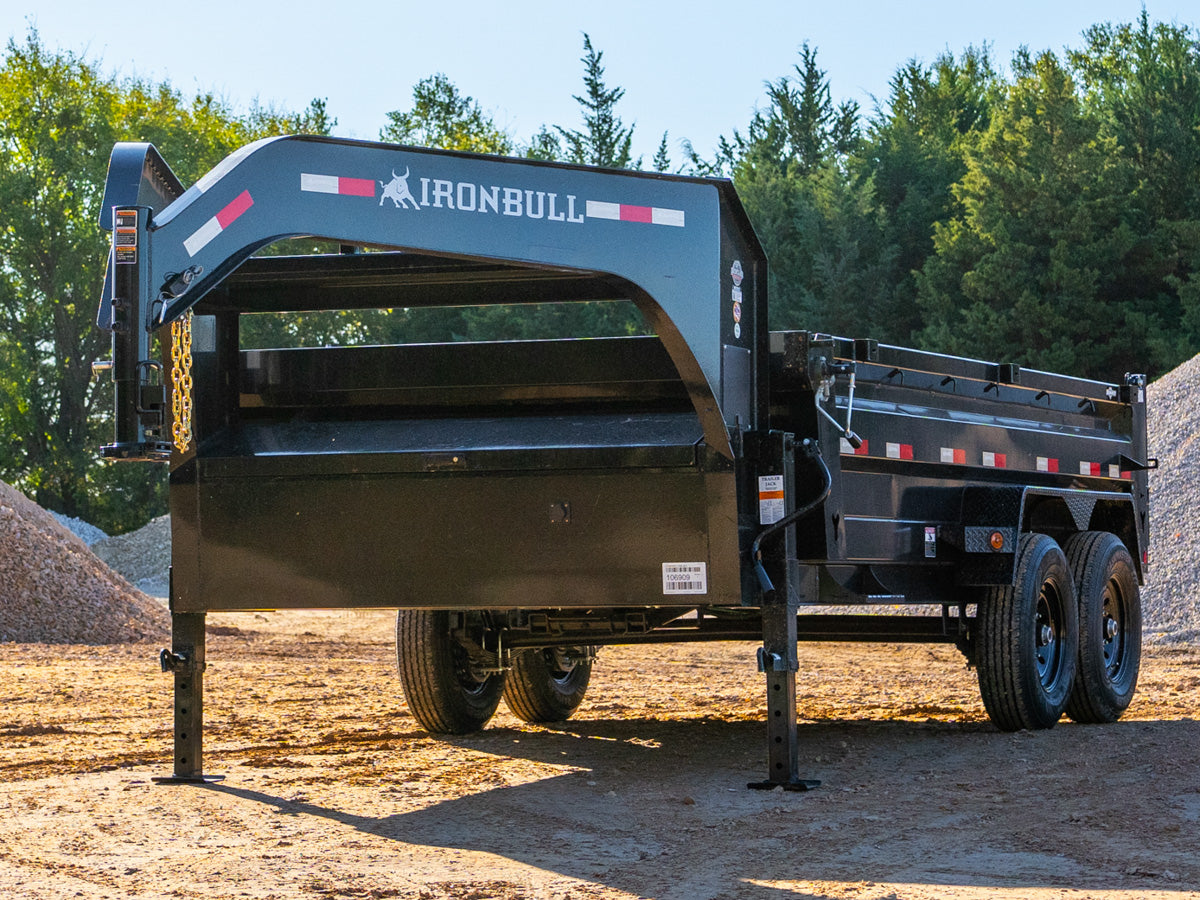 IronBull DTG Gooseneck Dump Trailer