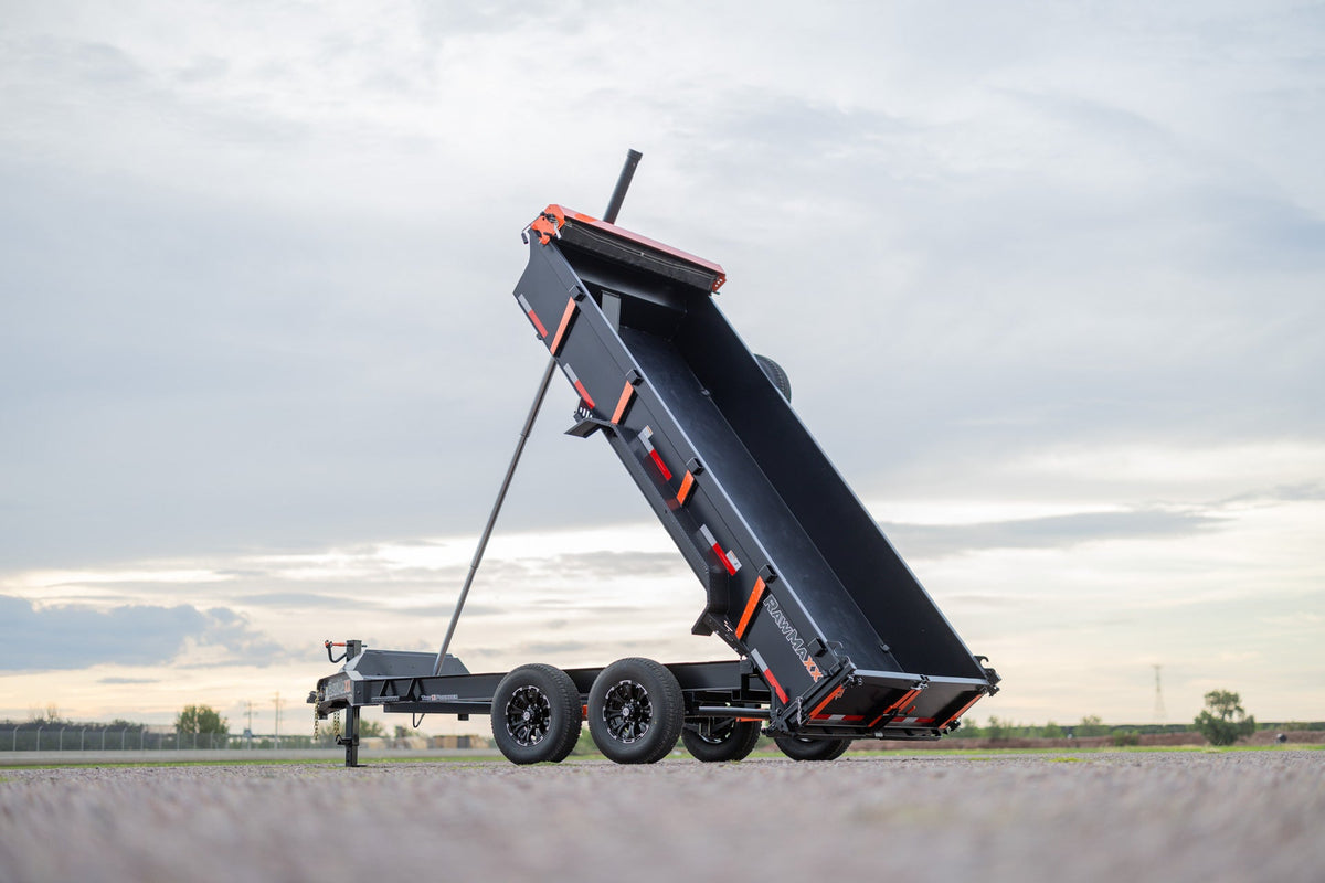 RawMaxx LPXT Bumper Pull 83" Telescopic Dump