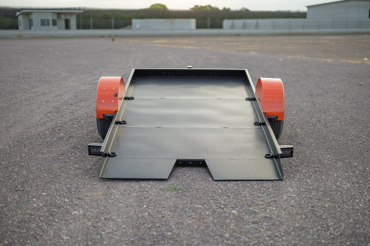 RawMaxx SGX Bumper Pull 12' x 72" Scissor Lift Trailer