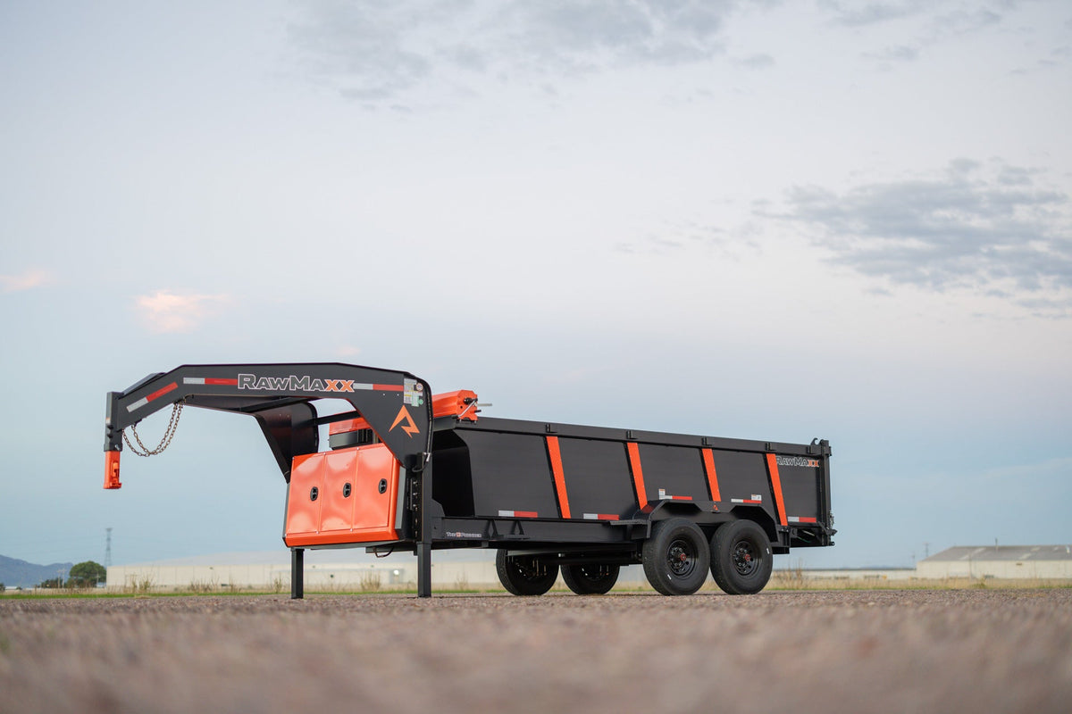 RawMaxx LPXT Gooseneck 83" Telescopic Dump