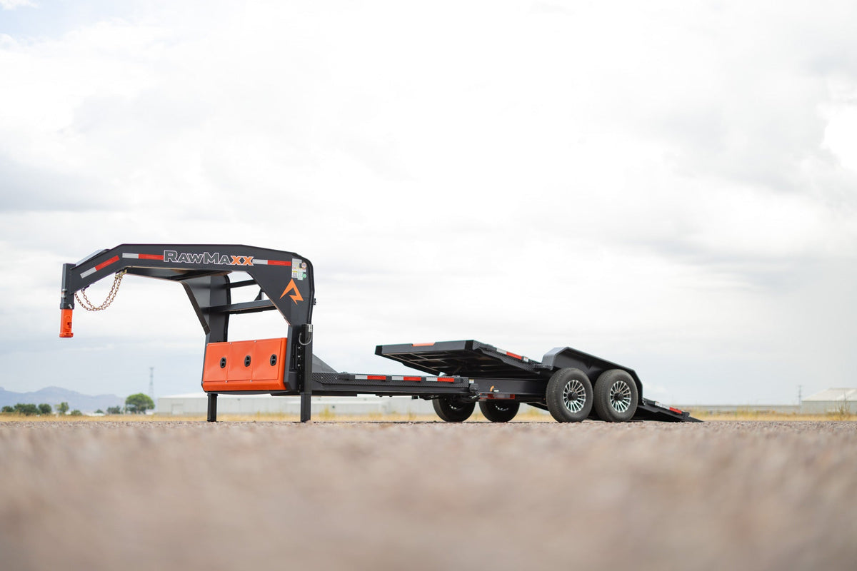 RawMaxx G7X Gooseneck 83" Gravity Tilt Trailer