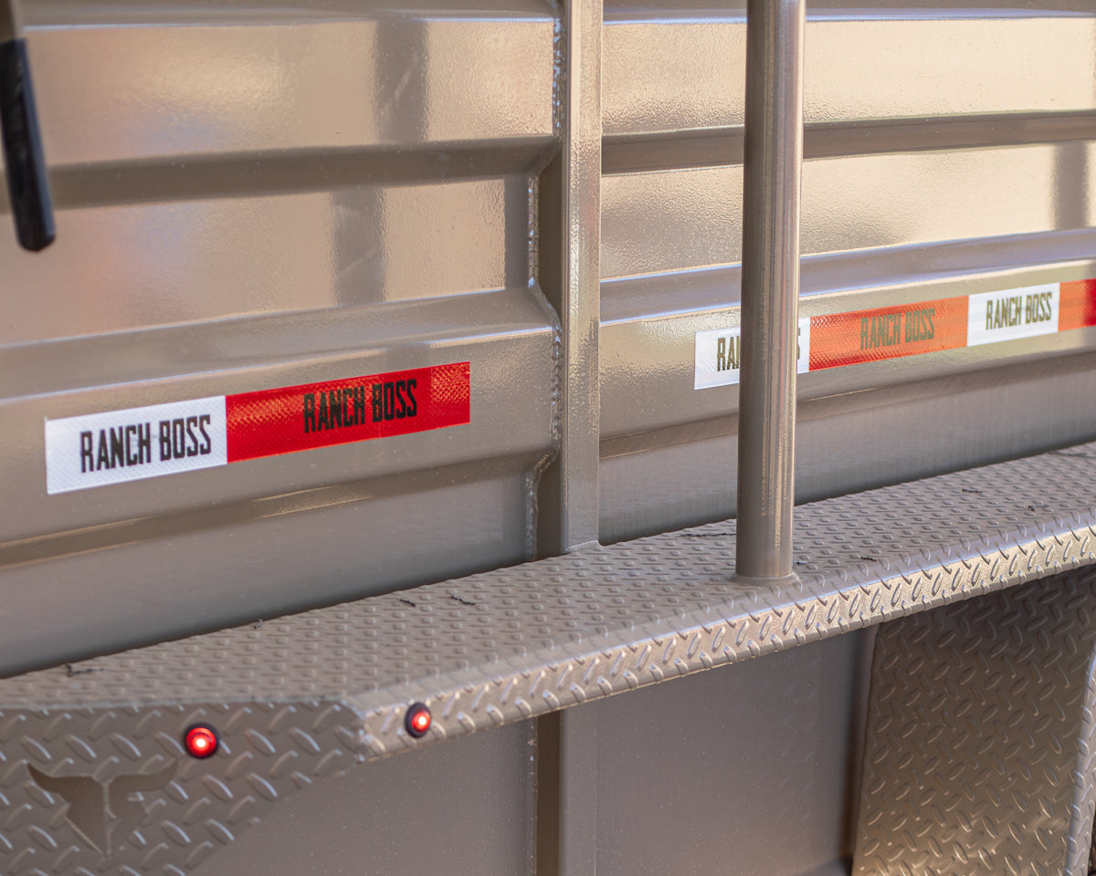 Ranch Boss 3/4 Top Bumper Pull Livestock Trailer