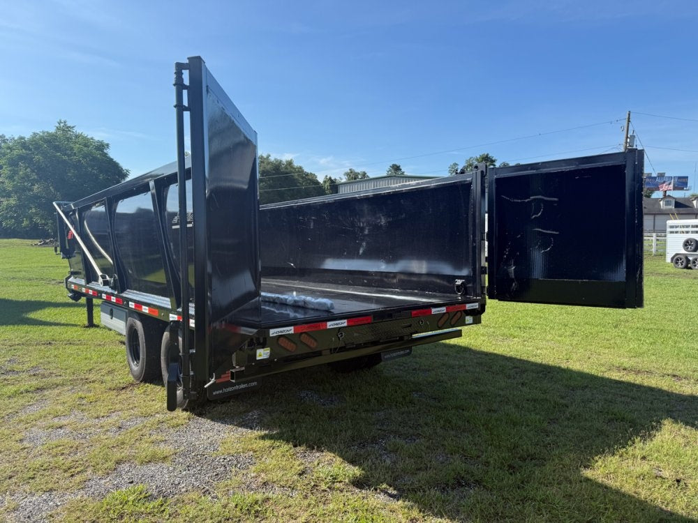 20' Horizon HZX Gooseneck Dump Trailer 36" Side Walls - (2) 10K Axles 016893