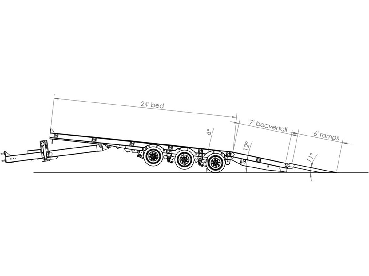 Behnke 40-50K Tag-Style Air Tilt Deckover Tilt - Stryker Dealership Group