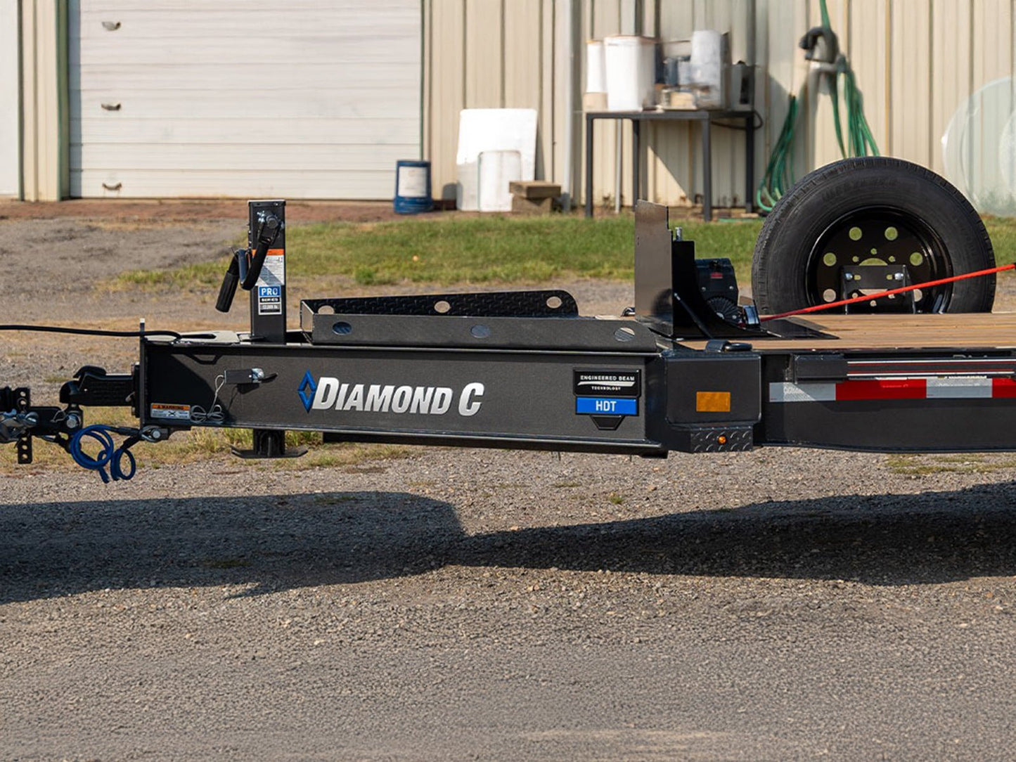 Diamond C HDT Low Pro Bumper Pull Hydraulic Tilt Equipment Trailer - Stryker Dealership Group