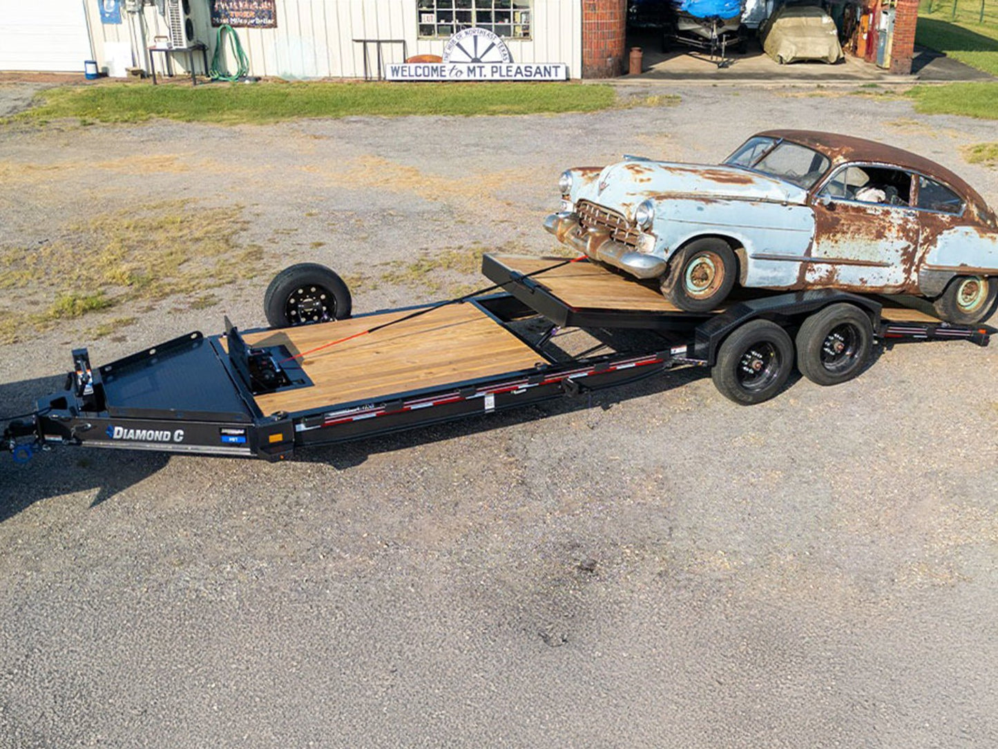 Diamond C HDT Low Pro Bumper Pull Hydraulic Tilt Equipment Trailer - Stryker Dealership Group