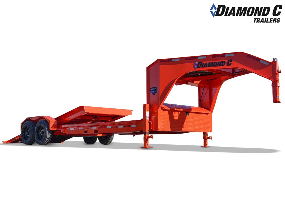 Diamond C HDT Low Pro Gooseneck Hydraulic Tilt Equipment Trailer - Stryker Dealership Group