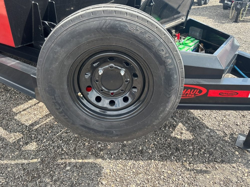 Dura Haul 14' BP Roll Off Bundle (2) 7k Axles + 3 Bins w/ 4' Walls - Roll Off Packages/RO 14' Bumper Pull - Stryker Dealership Group