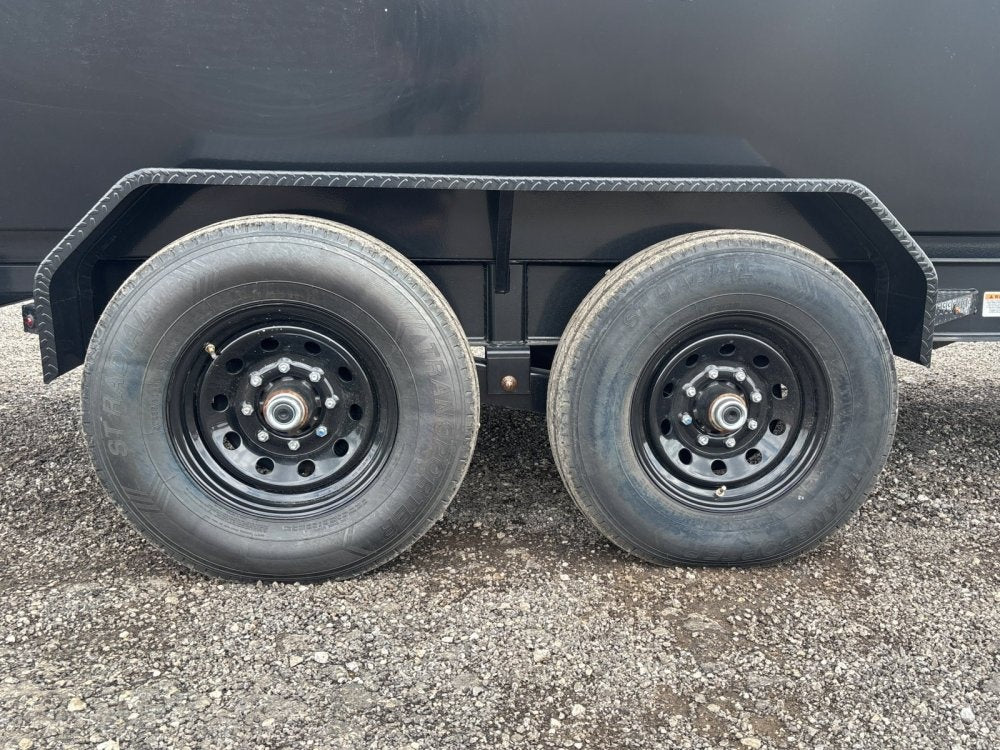 Dura Haul 14' BP Roll Off Bundle (2) 7k Axles + 3 Bins w/ 4' Walls - Roll Off Packages/RO 14' Bumper Pull - Stryker Dealership Group