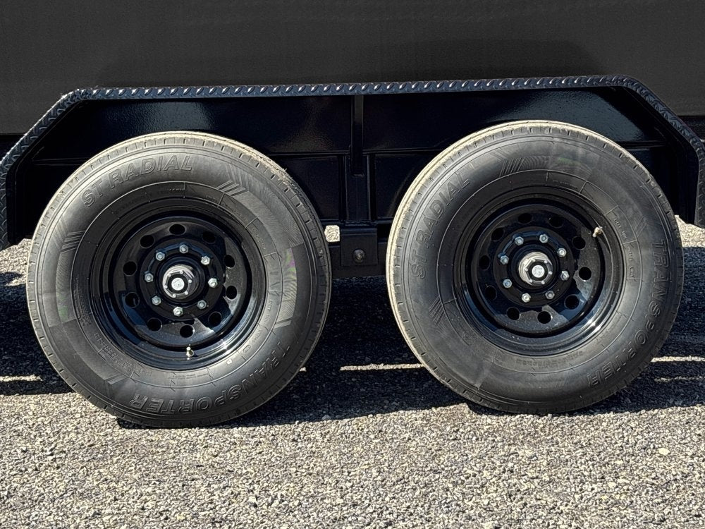 Dura Haul 14' BP Roll off Bundle (2) 8k Axles + 3 Bins w/ 4' Walls - Roll Off Packages/RO 14' Gooseneck - Stryker Dealership Group