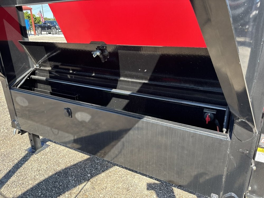 Dura Haul 14' GN Roll Off Bundle (2) 8k Axles + 2 Bins w/ 4' Walls - Roll Off Packages/RO 14' Gooseneck - Stryker Dealership Group