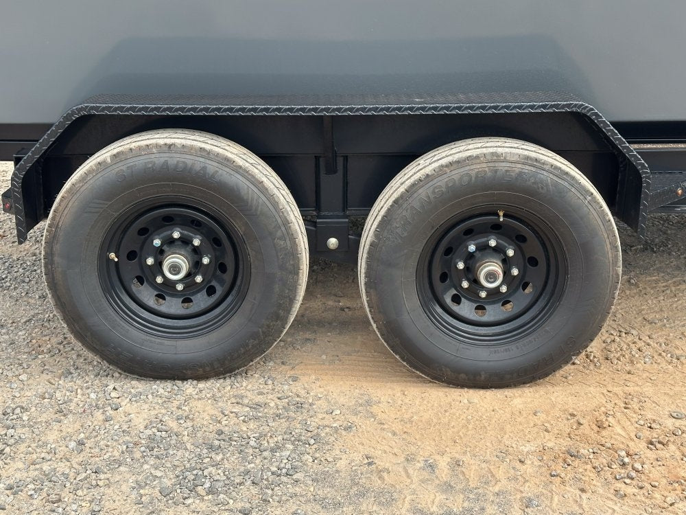 Dura Haul 16' GN Roll off Bundle (2) 7k Axles + 3 Bins w/ 4' Walls - Roll Off Packages/RO 16' Gooseneck - Stryker Dealership Group