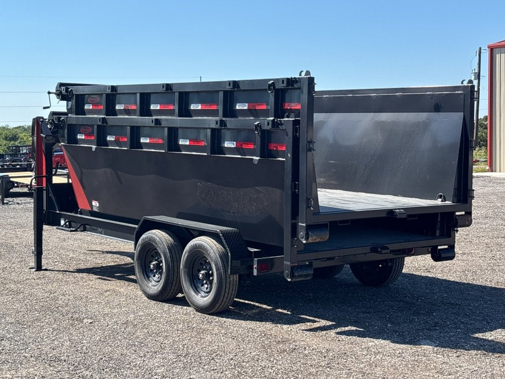Dura Haul 16' GN Roll Off Bundle (2) 8k Axles + 2 Bins w/ 4' Walls - Roll Off Packages/RO 16' Gooseneck - Stryker Dealership Group