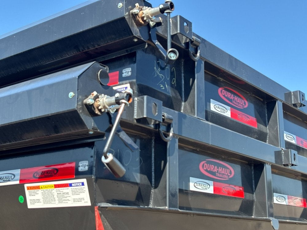 Dura Haul 16' GN Roll Off Bundle (2) 8k Axles + 2 Bins w/ 4' Walls - Roll Off Packages/RO 16' Gooseneck - Stryker Dealership Group